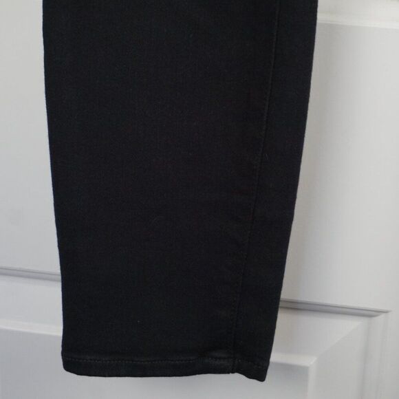 PAIGE Verdugo Ankle Mid Rise Skinny Jeans In Twilight Destructed (Black) Size 24 - Picture 8 of 16